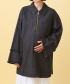 【レプシィム ローリーズファーム/LEPSIM LOWRYS FARM】の【産前・産後対応】マタニティ/デニムZIPチュニック 人気、トレンドファッション・服の通販 founy(ファニー) ファッション Fashion キッズファッション Fashion for Kids おすすめ Recommended / Our Picks インナー Innerwear チュニック Tunic, Long Top デニム Denim, Jeans Material フリンジ Fringe, Tassel フレア Flare, Flared レース Lace, Lace Fabric thumbnail グレー18|ID: prp329100004867362 ipo3291000000036257046