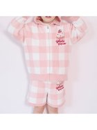 【ジェラート ピケ/gelato pique / KIDS】の【KIDS】エアリーモコギンガムチェック柄パーカ 人気、トレンドファッション・服の通販 founy(ファニー) ファッション Fashion キッズファッション Fashion for Kids 春 Spring カットソー Cut and Sewn Top ギンガム Gingham, Gingham Fabric 軽量 Lightweight, Ultra Light ショート Short, Short Length スマート Smart, Elegant チェック Check, Plaid, Tartan モチーフ Motif, Design Theme おすすめ Recommended / Our Picks お家時間・ステイホーム Stay Home / At Home thumbnail PNK[066]|ID: prp329100004867364 ipo3291000000036257071