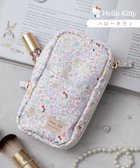 【パンパンテュテュ/panpantutu / KIDS】の縦型ポーチ(メイク ペンケース)【ハローキティ/マイメロディ】 人気、トレンドファッション・服の通販 founy(ファニー) ファッション Fashion キッズファッション Fashion for Kids スリム Slim, Slim Fit ファブリック Fabric, Textile フラワー Flower, Floral ポケット Pocket, Pocket Detail ポーチ Pouch, Small Case ラベンダー Lavender エレガント 上品 Elegant thumbnail ハローキティ|ID: prp329100004867368 ipo3291000000036257161