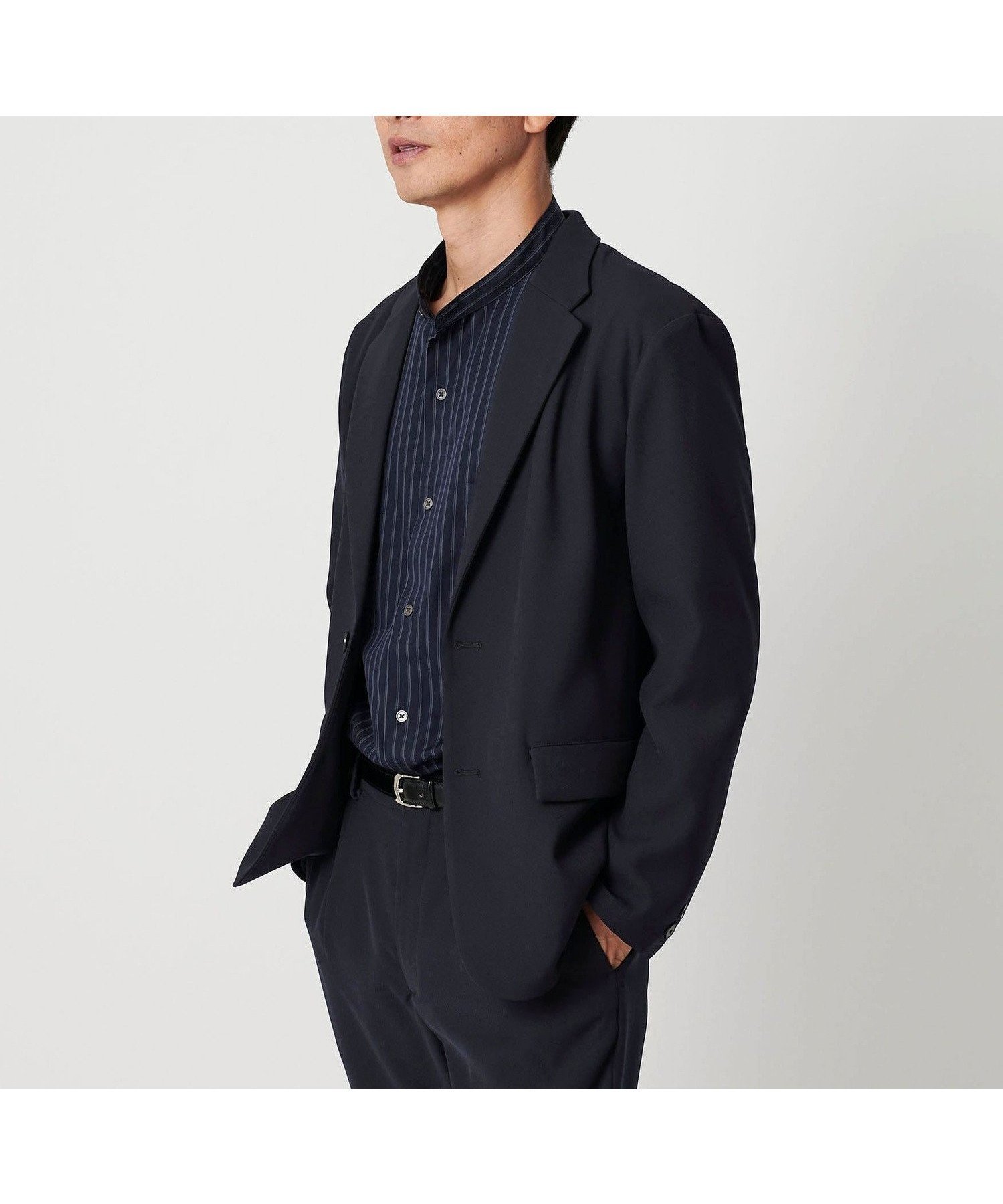 【ビューティ&ユース ユナイテッドアローズ/BEAUTY&YOUTH / UNITED ARROWS / MEN】のトリコチン ポリエステル 2B コンフォートジャケット セットアップ対応可能 インテリア・キッズ・メンズ・レディースファッション・服の通販 founy(ファニー) 　ファッション　Fashion　メンズファッション　Fashion for Men　セットアップ　Matching Sets　ジャケット　Jacket, Outerwear　スマート　Smart, Elegant　セットアップ　Set-Up, Coordinated Outfit　ドレープ　Drape, Draping Fabric　フォルム　Silhouette, Form　ベーシック　Basic, Essential　ポケット　Pocket, Pocket Detail　別注　Limited Edition, Custom Order　モバイル　Mobile, Smartphone　リラックス　Relax, Relaxed Fit　ロング　Long, Long-Length　おすすめ　Recommended / Our Picks　NAVY|ID: prp329100004867372 ipo3291000000036257224