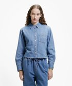 【ラコステ/LACOSTE】のデニムクロップドシャツ 人気、トレンドファッション・服の通販 founy(ファニー) ファッション Fashion レディースファッション Fashion for Women トップス・カットソー Cut & Sew Tops シャツ・ブラウス・オフィスカジュアル Elegant Blouses & Button-Ups ウォッシュ Washed Finish クロップド Cropped, Short Length デニム Denim, Jeans Material トレンド Trend, Trending Now ベーシック Basic, Essential ポケット Pocket, Pocket Detail thumbnail ブルー|ID: prp329100004867382 ipo3291000000036257464