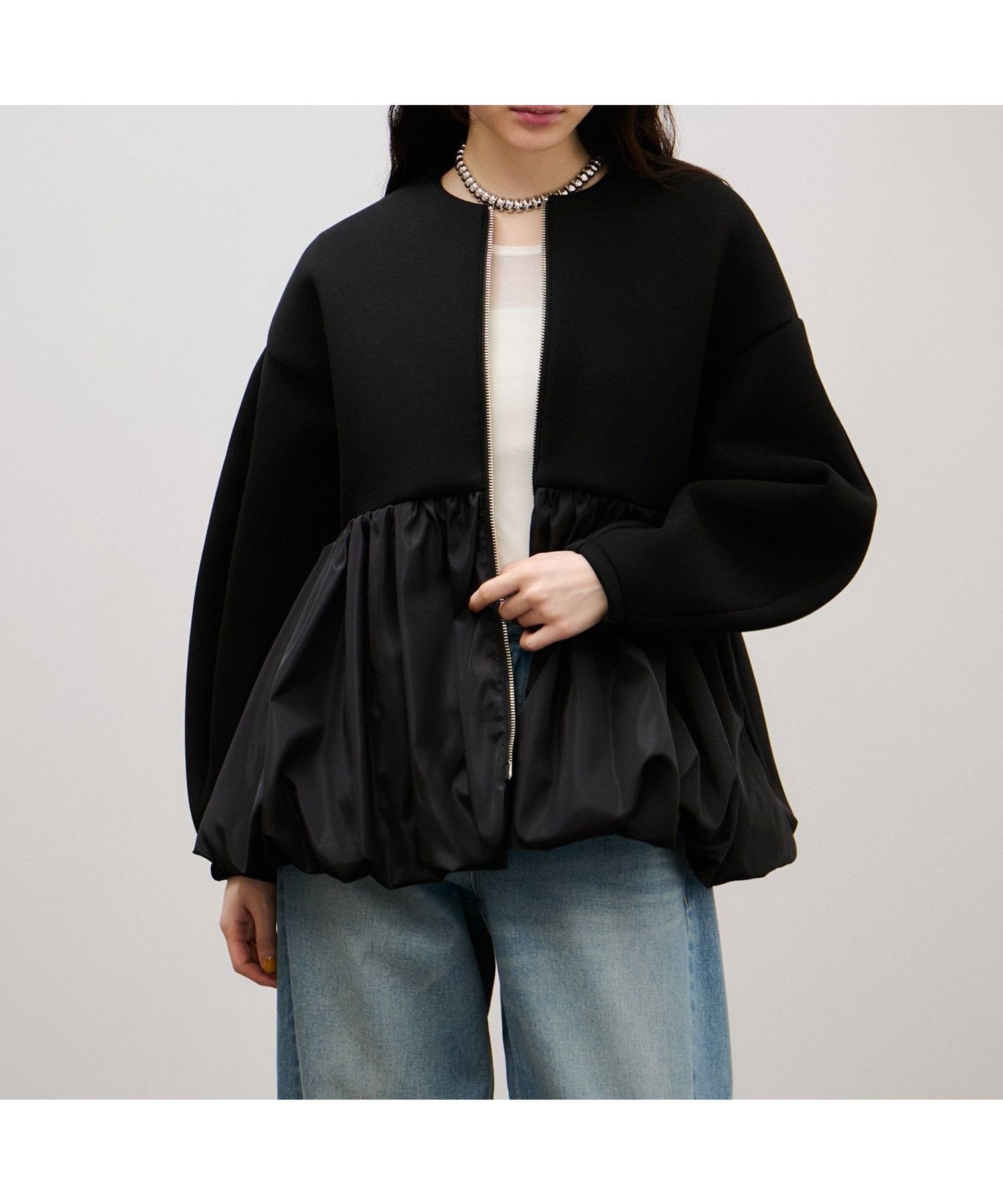 【アダム エ ロペ/ADAM ET ROPE'】のダンボールタフタペプラムカットソーカーディガン インテリア・キッズ・メンズ・レディースファッション・服の通販 founy(ファニー) ファッション Fashion レディースファッション Fashion for Women トップス・カットソー Cut & Sew Tops カーディガン・羽織り Layered Style Cardigans カットソー・ベーシックTシャツ Cut-and-Sewn Tops / Stretch Tees & Basics カーディガン Cardigan, Knitwear ストレッチ Stretch, Stretchy Fabric スピンドル Spindle, Drawcord スラックス Slacks, Dress Pants タフタ Taffeta, Structured Fabric デニム Denim, Jeans Material 定番 Standard, Basic Item 人気 Popular, Best Seller バルーン Balloon, Balloon Silhouette フォルム Silhouette, Form フレア Flare, Flared ペプラム Peplum, Flared Hem ボトム Bottoms, Lower Wear ポケット Pocket, Pocket Detail ワイド Wide, Wide Fit おすすめ Recommended / Our Picks ブラック(01)|ID: prp329100004867383 ipo3291000000036257473