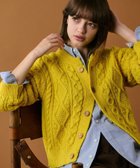 【ビショップ/Bshop】のウール アランニットカーディガン WOMEN 人気、トレンドファッション・服の通販 founy(ファニー) ファッション Fashion レディースファッション Fashion for Women トップス・カットソー Cut & Sew Tops ニット Knit Tops & Sweaters カーディガン・羽織り Layered Style Cardigans カーディガン Cardigan, Knitwear クラシック Classic, Timeless Style コレクション Collection, Seasonal Line thumbnail YELLOW|ID: prp329100004867387 ipo3291000000036257608