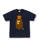 【ア ベイシング エイプ/A BATHING APE】のMILO ON APE HEAD TEE 人気、トレンドファッション・服の通販 founy(ファニー) ファッション Fashion レディースファッション Fashion for Women インナー Innerwear グラフィック Graphic, Graphic Design ショート Short, Short Length スリーブ Sleeve, Long Sleeve / Short Sleeve フロント Front, Front Design プリント Print, Printed Pattern ラバー Rubber, Rubber Sole thumbnail NAVY|ID: prp329100004867390 ipo3291000000036257640