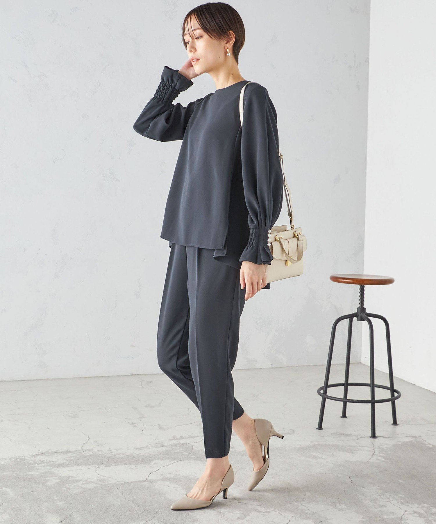 【シップス フォー ウィメン/SHIPS】の手洗い可能 キャンディ スリーブ ブラウス * パンツ セットアップ 人気、トレンドファッション・服の通販 founy(ファニー) 　ファッション　Fashion　レディースファッション　Fashion for Women　セットアップ　Matching Sets　レディースパンツ・ボトムス　Pants & Trousers / Bottoms　アクセサリー　Fashion Accessories　アンクル　Ankle-Length Design　シャーリング　Shirring, Ruched　スリーブ　Sleeve, Long Sleeve / Short Sleeve　セットアップ　Set-Up, Coordinated Outfit　センター　Center, Center Line　ダブル　Double, Double-Breasted　バランス　Balance, Style Balance　フリル　Frill, Ruffle　フレア　Flare, Flared　別注　Limited Edition, Custom Order　ヨーク　Yoke, Yoke Design　おすすめ　Recommended / Our Picks　セレモニー　Ceremony　 other-1|ID: prp329100004867391 ipo3291000000036257705