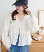 【ディスコート/Discoat】の【India】コットンドビー前リボンブラウス 人気、トレンドファッション・服の通販 founy(ファニー) ファッション Fashion レディースファッション Fashion for Women トップス・カットソー Cut & Sew Tops シャツ・ブラウス・オフィスカジュアル Elegant Blouses & Button-Ups おすすめ Recommended / Our Picks キャミソール Camisole, Spaghetti Strap Top サンダル Sandals, Summer Shoes シンプル Simple, Minimal スニーカー Sneakers, Trainers スリーブ Sleeve, Long Sleeve / Short Sleeve デニム Denim, Jeans Material バランス Balance, Style Balance フェミニン Feminine, Girly フロント Front, Front Design リボン Ribbon, Bow ワイド Wide, Wide Fit 吸水 Absorbent, Quick-Dry thumbnail オフホワイト|ID: prp329100004867406 ipo3291000000036257955