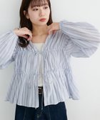 【ディスコート/Discoat】の【India】コットンドビー前リボンブラウス 人気、トレンドファッション・服の通販 founy(ファニー) ファッション Fashion レディースファッション Fashion for Women トップス・カットソー Cut & Sew Tops シャツ・ブラウス・オフィスカジュアル Elegant Blouses & Button-Ups おすすめ Recommended / Our Picks キャミソール Camisole, Spaghetti Strap Top サンダル Sandals, Summer Shoes シンプル Simple, Minimal スニーカー Sneakers, Trainers スリーブ Sleeve, Long Sleeve / Short Sleeve デニム Denim, Jeans Material バランス Balance, Style Balance フェミニン Feminine, Girly フロント Front, Front Design リボン Ribbon, Bow ワイド Wide, Wide Fit 吸水 Absorbent, Quick-Dry thumbnail サックスブルー|ID: prp329100004867406 ipo3291000000036257957