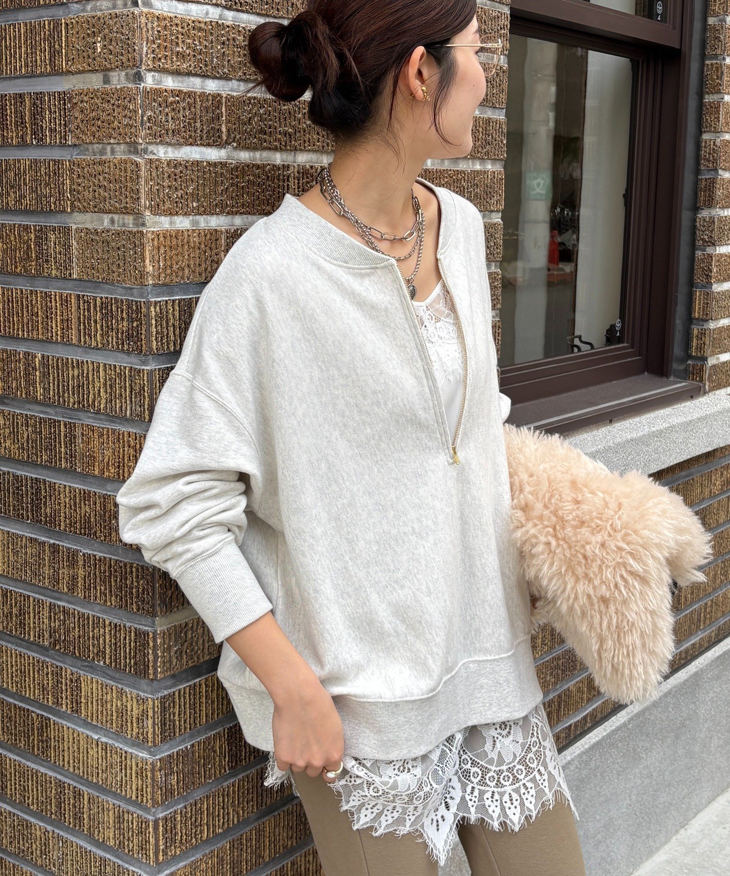 【ドゥドゥ/DouDou】の【新色追加】【インフルエンサー OKOCHI企画】ハーフジップスウェット 人気、トレンドファッション・服の通販 founy(ファニー) 　ファッション　Fashion　レディースファッション　Fashion for Women　トップス・カットソー　Cut & Sew Tops　レディースパーカー・カジュアルフーディー　Casual Hoodies & Sweatshirts　スウェット・クルーネックトップス　Sweatshirts & Crewnecks / Relaxed Fit Sweat Tops　インナー　Innerwear　スウェット / スエット　Sweatshirt, Sweatwear　スマート　Smart, Elegant　雑誌　Magazine, Fashion Magazine　ロング　Long, Long-Length　A/W・秋冬　Autumn/Winter　冬　Winter / This Winter　再入荷　Restock / Back in Stock　おすすめ　Recommended / Our Picks　2025年　2025　2025-2026秋冬・A/W　Autumn/Winter 2025–26 AW25–26　 other-1|ID: prp329100004867408 ipo3291000000036257977