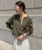 【ドゥドゥ/DouDou】の【新色追加】【インフルエンサー OKOCHI企画】ハーフジップスウェット 人気、トレンドファッション・服の通販 founy(ファニー) ファッション Fashion レディースファッション Fashion for Women トップス・カットソー Cut & Sew Tops レディースパーカー・カジュアルフーディー Casual Hoodies & Sweatshirts スウェット・クルーネックトップス Sweatshirts & Crewnecks / Relaxed Fit Sweat Tops インナー Innerwear スウェット / スエット Sweatshirt, Sweatwear スマート Smart, Elegant 雑誌 Magazine, Fashion Magazine ロング Long, Long-Length A/W・秋冬 Autumn/Winter 冬 Winter / This Winter 再入荷 Restock / Back in Stock おすすめ Recommended / Our Picks 2025年 2025 2025-2026秋冬・A/W Autumn/Winter 2025–26 AW25–26 thumbnail カーキ|ID: prp329100004867408 ipo3291000000036257989
