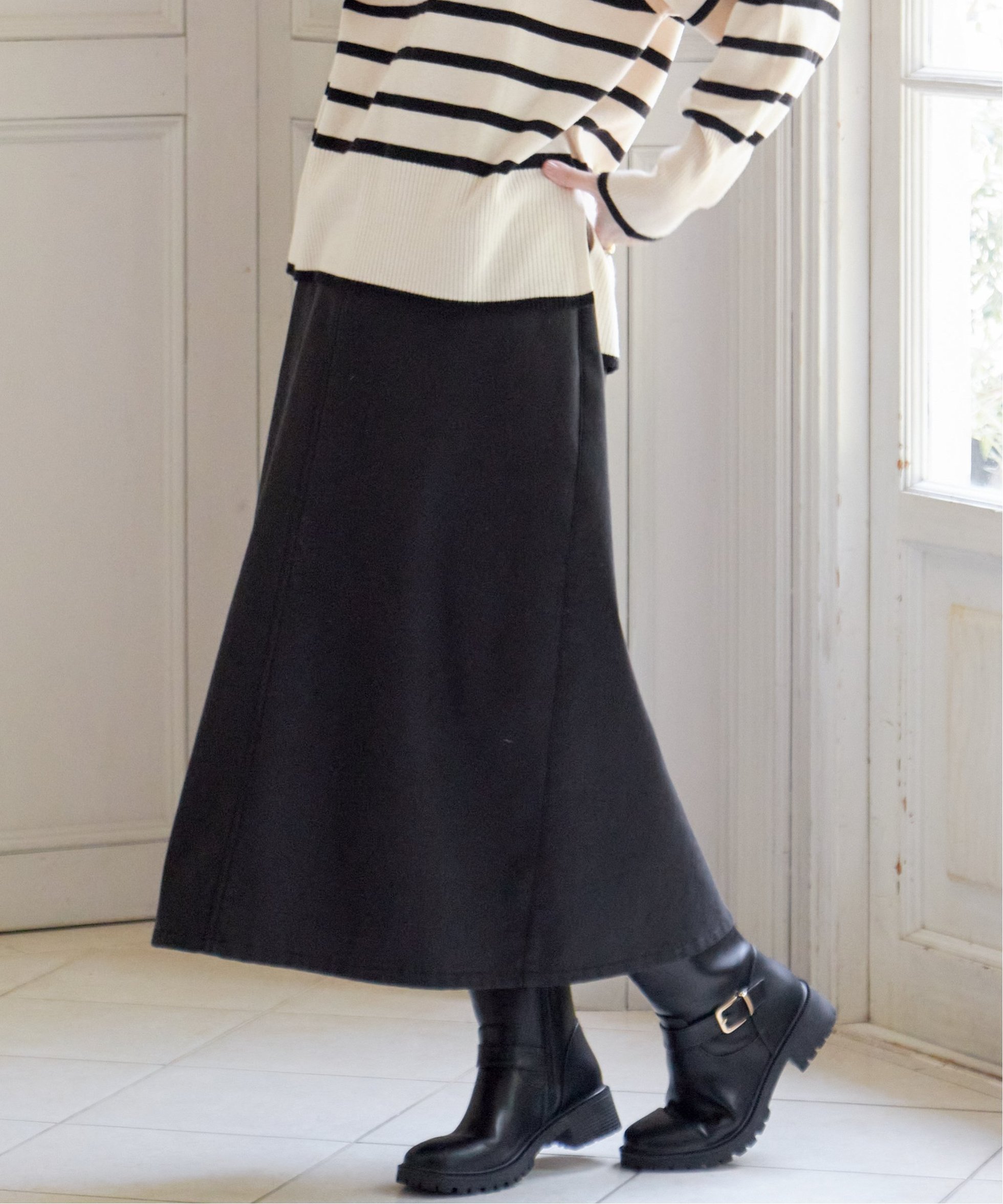 【イッカ/ikka】のボンディングロングスカート インテリア・キッズ・メンズ・レディースファッション・服の通販 founy(ファニー) ファッション Fashion レディースファッション Fashion for Women スカート Skirts ロングスカート Long Skirts / Maxi & Midi Skirts コンパクト Compact, Small Size ベーシック Basic, Essential ボンディング Bonding, Bonded Fabric ポケット Pocket, Pocket Detail ロング Long, Long-Length 冬 Winter / This Winter 春 Spring 秋 Autumn ブラック|ID: prp329100004867411 ipo3291000000036258040