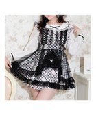 【ノエミ/NOEMIE】のsweet cat シアーチェック セットアップ 人気、トレンドファッション・服の通販 founy(ファニー) ファッション Fashion レディースファッション Fashion for Women セットアップ Matching Sets シアー Sheer, See-Through セットアップ Set-Up, Coordinated Outfit チェック Check, Plaid, Tartan モチーフ Motif, Design Theme リボン Ribbon, Bow レース Lace, Lace Fabric 猫 Cat, Kitty thumbnail 黒|ID: prp329100004867421 ipo3291000000036258093