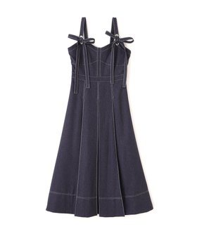 【ジルバイジルスチュアート/JILL by JILLSTUART】のデニムライク配色ステッチビスチェジャンスカ 人気、トレンドファッション・服の通販 founy(ファニー) ファッション Fashion レディースファッション Fashion for Women トップス・カットソー Cut & Sew Tops ビスチェ Bustiers & Corset Tops / Layered Bustier Style インナー Innerwear ジャケット Jacket, Outerwear スマート Smart, Elegant セットアップ Set-Up, Coordinated Outfit フェミニン Feminine, Girly ロング Long, Long-Length |ID:prp329100004867427