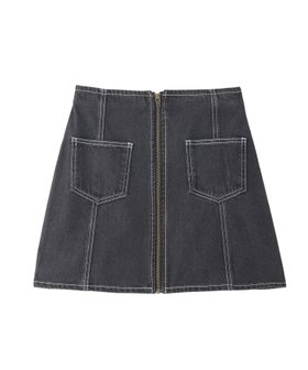 【ミルクフェド/MILKFED.】のDENIM ZIP SKIRT 人気、トレンドファッション・服の通販 founy(ファニー) ファッション Fashion レディースファッション Fashion for Women スカート Skirts ショート Short, Short Length ジップ Zip, Zipper ソックス Socks, Hosiery デニム Denim, Jeans Material 台形 A-Line, Trapezoid Shape フロント Front, Front Design ミニスカート Mini Skirt, Short Skirt 冬 Winter / This Winter 再入荷 Restock / Back in Stock おすすめ Recommended / Our Picks |ID:prp329100004867430