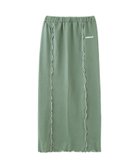 【ミルクフェド/MILKFED.】のLETTUCE EDGE SWEAT SKIRT 人気、トレンドファッション・服の通販 founy(ファニー) ファッション Fashion レディースファッション Fashion for Women スカート Skirts スウェット / スエット Sweatshirt, Sweatwear スリット Slit, Slit Detail セットアップ Set-Up, Coordinated Outfit トレンド Trend, Trending Now ペプラム Peplum, Flared Hem マキシ Maxi, Full Length ロング Long, Long-Length 再入荷 Restock / Back in Stock おすすめ Recommended / Our Picks thumbnail GREEN|ID: prp329100004867432 ipo3291000000036258149