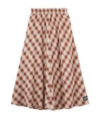 【ミルクフェド/MILKFED.】のFLARE PLAID SKIRT 人気、トレンドファッション・服の通販 founy(ファニー) ファッション Fashion レディースファッション Fashion for Women スカート Skirts ガーリー Girly, Feminine Style クラシカル Classical, Vintage-Inspired スウェット / スエット Sweatshirt, Sweatwear スニーカー Sneakers, Trainers チェック Check, Plaid, Tartan A/W・秋冬 Autumn/Winter 再入荷 Restock / Back in Stock おすすめ Recommended / Our Picks エレガント 上品 Elegant thumbnail BROWN|ID: prp329100004867433 ipo3291000000036258152