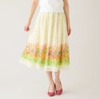 【ローズティアラ/Rose Tiara】の【セットアップ対応】フラワーガーデンオーガンジースカート 人気、トレンドファッション・服の通販 founy(ファニー) ファッション Fashion レディースファッション Fashion for Women セットアップ Matching Sets スカート・ミニ/ミディ/マキシ Skirts / Mini, Midi & Maxi Skirts エアリー Airy Texture オーガンジー Organza Fabric ガーデン Garden, Gardening セットアップ Set-Up, Coordinated Outfit フェミニン Feminine, Girly フラワー Flower, Floral フレア Flare, Flared プリント Print, Printed Pattern ポケット Pocket, Pocket Detail リラックス Relax, Relaxed Fit エレガント 上品 Elegant 夏 Summer 春 Spring S/S・春夏 SS, Spring/Summer, Warm Season thumbnail イエロー|ID: prp329100004867434 ipo3291000000036258155