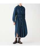 【ビームス ハート/BEAMS HEART】のデニム シャツ ワンピース 人気、トレンドファッション・服の通販 founy(ファニー) ファッション Fashion レディースファッション Fashion for Women ワンピース Dresses シャツワンピース / 1枚で着映えコーデ Shirt Dresses 今季 This Season, Current Season ショルダー Shoulder, Shoulder Strap デニム Denim, Jeans Material トレンド Trend, Trending Now ドロップ Drop Shoulder, Dropped Style フロント Front, Front Design ブラウジング Blouson Silhouette, Cinched Waist リボン Ribbon, Bow リラックス Relax, Relaxed Fit ロング Long, Long-Length thumbnail INDIGO|ID: prp329100004867453 ipo3291000000036258229