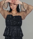 【その他のブランド/Other】のシアースリーブ ペプラム スパンコール 結婚式 ワンピース パーティードレス 人気、トレンドファッション・服の通販 founy(ファニー) ファッション Fashion レディースファッション Fashion for Women ワンピース Dresses フォーマル・パーティードレス・結婚式用ドレス Elegant & Casual Dresses ギャザー Gathered, Ruffled クラシカル Classical, Vintage-Inspired シアー Sheer, See-Through シフォン Chiffon, Lightweight Fabric シャーリング Shirring, Ruched スパンコール Sequins, Sequin Embellishment スリーブ Sleeve, Long Sleeve / Short Sleeve ドッキング Docking, Mixed Material ドレス Dress, One-Piece ビンテージ Vintage, Retro Style フリル Frill, Ruffle ペプラム Peplum, Flared Hem ヨーク Yoke, Yoke Design 再入荷 Restock / Back in Stock おすすめ Recommended / Our Picks 結婚式 Wedding 披露宴 Wedding Reception 二次会 After Party thumbnail BKBE|ID: prp329100004867455 ipo3291000000036258237