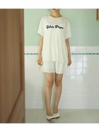 【ジェラート ピケ/gelato pique】のカラフルロゴショートパンツ 人気、トレンドファッション・服の通販 founy(ファニー) ファッション Fashion レディースファッション Fashion for Women パンツ Pants & Trousers ショートパンツ・ハーフパンツ High-Waisted & Relaxed Shorts おすすめ Recommended / Our Picks なめらか Smooth, Silky Texture ギフト プレゼント Gift / Present シャーリング Shirring, Ruched ショート Short, Short Length スマート Smart, Elegant プリント Print, Printed Pattern 半袖 Short Sleeve, Half Sleeve thumbnail OWHT[002]|ID: prp329100004867457 ipo3291000000036258270
