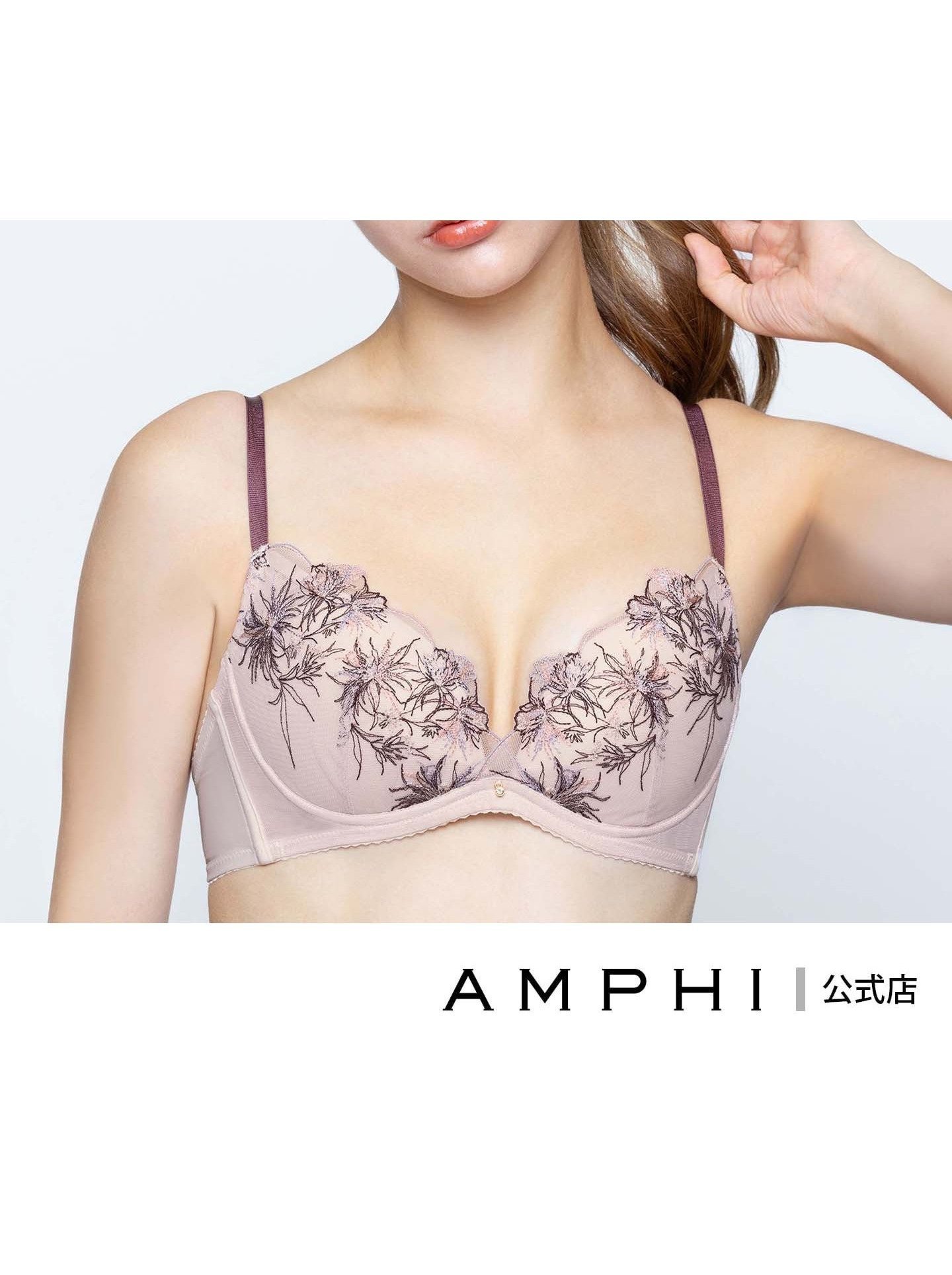 【アンフィ/AMPHI】の【BRAGENIC 脇高細見え type】きれいに盛れるノンワイヤーブラ A-Gcup インテリア・キッズ・メンズ・レディースファッション・服の通販 founy(ファニー) 　ファッション　Fashion　レディースファッション　Fashion for Women　ストーン　Stone, Gem-Like　チャーム　Charm, Pendant　フィット　Fit, Slim Fit　フラワー　Flower, Floral　ブラジャー　Bra, Lingerie　ローズ　Rose, Rose Motif　ワイヤー　Wire, Wired Bra　OC|ID: prp329100004867462 ipo3291000000036258301