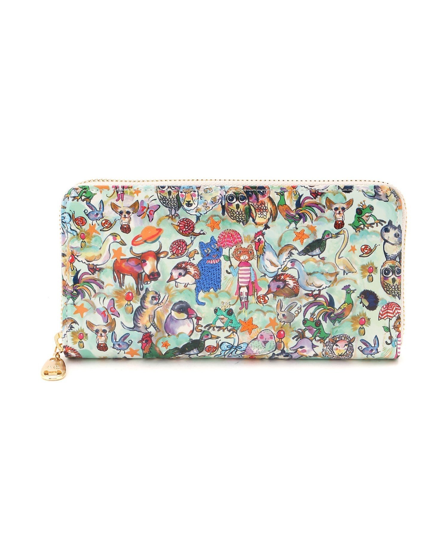【ツモリチサト キャリー/tsumori chisato CARRY】の森のどうぶつたち RF長財布 インテリア・キッズ・メンズ・レディースファッション・服の通販 founy(ファニー) 　ファッション　Fashion　レディースファッション　Fashion for Women　ミニ財布・二つ折り財布　Wallets & Card Cases　コイン　Coin, Coin Design　テクスチャー　Texture, Textured Fabric　ポケット　Pocket, Pocket Detail　財布　Wallet, Purse　ホワイト|ID: prp329100004867467 ipo3291000000036258332