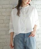 【サニーレーベル/Sonny Label / URBAN RESEARCH】の『WEB限定』フロントタックバンドカラーシャツ 人気、トレンドファッション・服の通販 founy(ファニー) ファッション Fashion レディースファッション Fashion for Women トップス・カットソー Cut & Sew Tops シャツ・ブラウス・オフィスカジュアル Elegant Blouses & Button-Ups 2026年 2026 おすすめ Recommended / Our Picks バランス Balance, Style Balance ワイド Wide, Wide Fit 夏 Summer S/S・春夏 SS, Spring/Summer, Warm Season thumbnail ホワイト|ID: prp329100004867887 ipo3291000000036264721