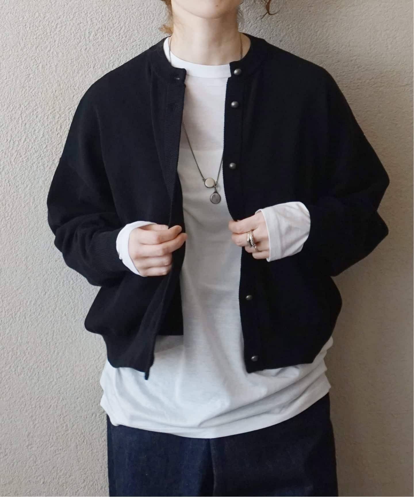 【ジャーナルスタンダード ラックス/journal standard luxe】のハイツイストテンジク クルーネックカーディガン インテリア・キッズ・メンズ・レディースファッション・服の通販 founy(ファニー) 　ファッション　Fashion　レディースファッション　Fashion for Women　トップス・カットソー　Cut & Sew Tops　カーディガン・羽織り　Layered Style Cardigans　2026年　2026　オレンジ　Orange　ショート　Short, Short Length　スマート　Smart, Elegant　ツイスト　Tweed, Tweed Fabric　ポケット　Pocket, Pocket Detail　メタル　Metal, Metal Parts　ブラック|ID: prp329100004867892 ipo3291000000036265266