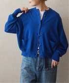 【ジャーナルスタンダード ラックス/journal standard luxe】のハイツイストテンジク クルーネックカーディガン 人気、トレンドファッション・服の通販 founy(ファニー) ファッション Fashion レディースファッション Fashion for Women トップス・カットソー Cut & Sew Tops カーディガン・羽織り Layered Style Cardigans 2026年 2026 オレンジ Orange ショート Short, Short Length スマート Smart, Elegant ツイスト Tweed, Tweed Fabric ポケット Pocket, Pocket Detail メタル Metal, Metal Parts thumbnail ブルー A|ID: prp329100004867892 ipo3291000000036265270