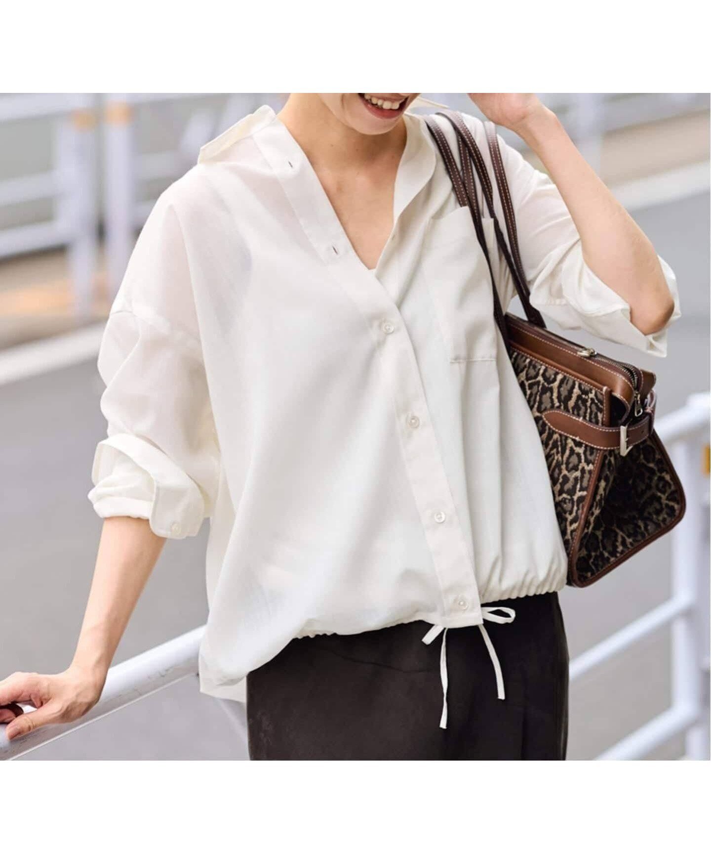 【フレームワーク/FRAMeWORK】の≪一部店舗+WEB限定 / 追加≫シアートロドロストレギュラーシャツ インテリア・キッズ・メンズ・レディースファッション・服の通販 founy(ファニー) 　ファッション　Fashion　レディースファッション　Fashion for Women　トップス・カットソー　Cut & Sew Tops　シャツ・ブラウス・オフィスカジュアル　Elegant Blouses & Button-Ups　シアー　Sheer, See-Through　再入荷　Restock / Back in Stock　ホワイト|ID: prp329100004867893 ipo3291000000036265285