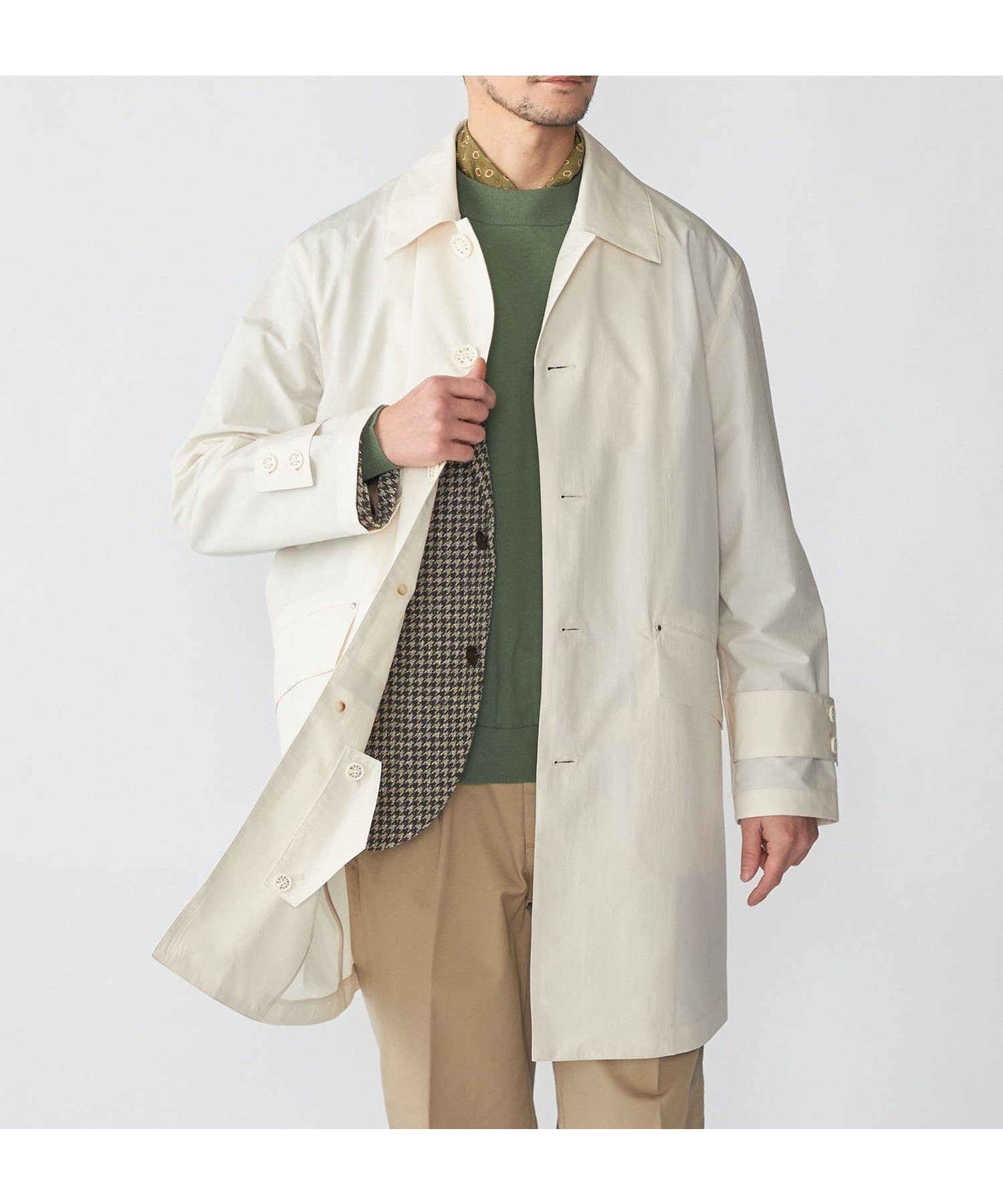 【シップス/SHIPS / MEN】のMACKINTOSH HUMBIE SL ライト ウェイト ステンカラー コート インテリア・キッズ・メンズ・レディースファッション・服の通販 founy(ファニー) 　ファッション　Fashion　メンズファッション　Fashion for Men　ジャケット　Jacket, Outerwear　スマート　Smart, Elegant　定番　Standard, Basic Item　フラップ　Flap, Flap Pocket　ポケット　Pocket, Pocket Detail　モダン　Modern, Contemporary　ロンドン　London Style, British Inspired　おすすめ　Recommended / Our Picks　エレガント 上品　Elegant　ビジネス 仕事 通勤　Business / Work / Commuting　オフホワイト|ID: prp329100004867909 ipo3291000000036266434