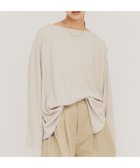 【ケービーエフ/KBF / URBAN RESEARCH】のショルダータックプルオーバー 人気、トレンドファッション・服の通販 founy(ファニー) ファッション Fashion レディースファッション Fashion for Women トップス・カットソー Cut & Sew Tops カジュアルプルオーバー・ニットトップス Pullovers & Knit Tops / Casual Pullovers 2026年 2026 おすすめ Recommended / Our Picks スリット Slit, Slit Detail ドレープ Drape, Draping Fabric 夏 Summer S/S・春夏 SS, Spring/Summer, Warm Season thumbnail ベージュ系その他|ID: prp329100004867914 ipo3291000000036266751