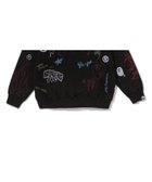 【ア ベイシング エイプ/A BATHING APE】のALLOVER PRINT RELAXED FIT PULLOVER HOODIE 人気、トレンドファッション・服の通販 founy(ファニー) ファッション Fashion レディースファッション Fashion for Women トップス・カットソー Cut & Sew Tops カジュアルプルオーバー・ニットトップス Pullovers & Knit Tops / Casual Pullovers プリント Print, Printed Pattern thumbnail BLACK|ID: prp329100004867919 ipo3291000000036267059