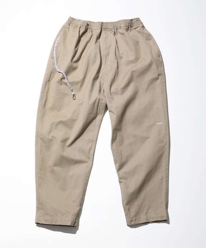 【フリークスストア/FREAK'S STORE】のEasy Chino Pants II インテリア・キッズ・メンズ・レディースファッション・服の通販 founy(ファニー) 　ファッション　Fashion　メンズファッション　Fashion for Men　ボトムス　Bottoms　2022年　2022　2022-2023秋冬・A/W　Autumn/Winter 2022–23 AW22–23　スピンドル　Spindle, Drawcord　テーパード　Tapered, Tapered Pants　プリント　Print, Printed Pattern　ポケット　Pocket, Pocket Detail　ラップ　Wrap, Wrap Design　ベージュ|ID: prp329100004867936 ipo3291000000036267399