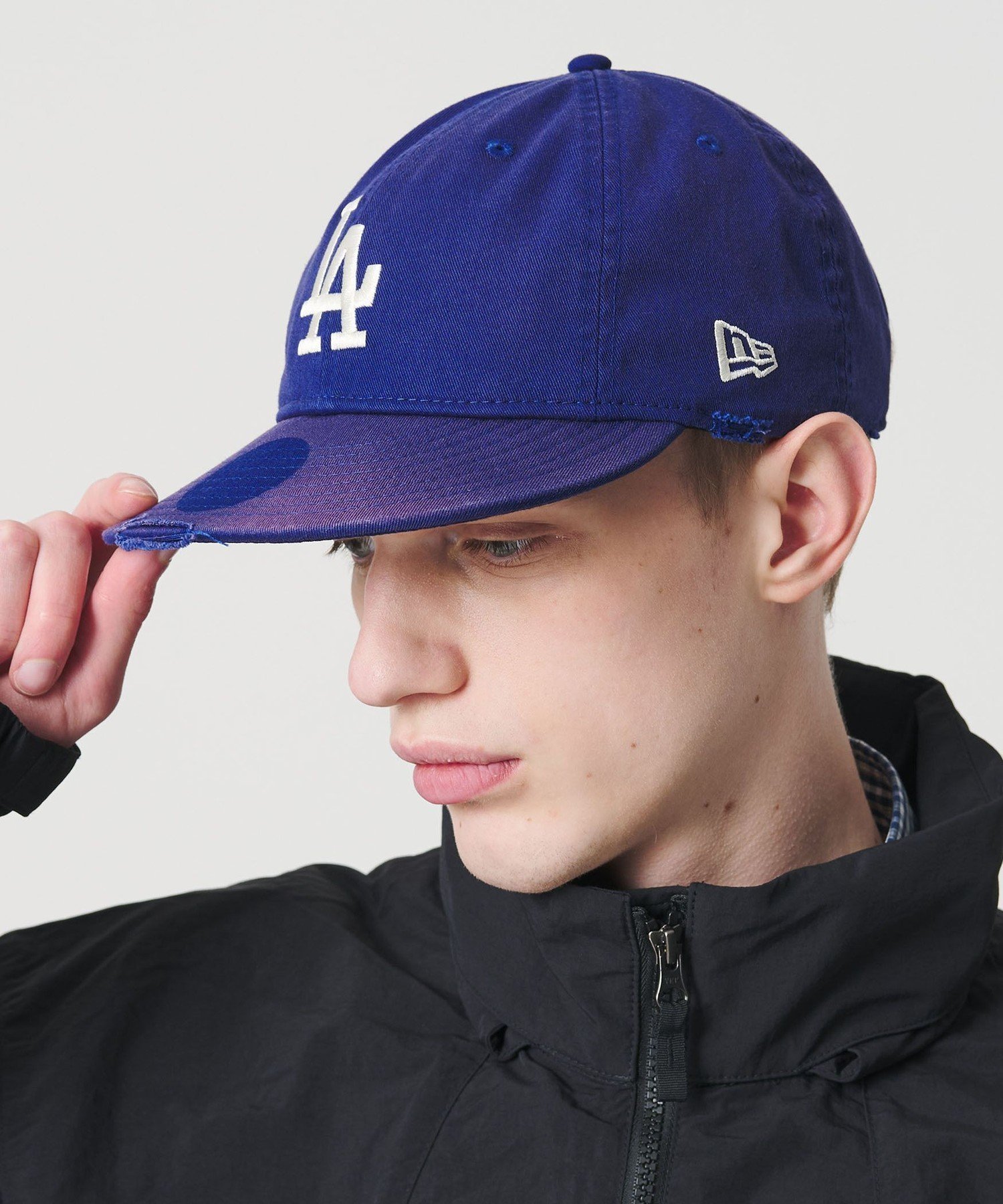 【ビューティ&ユース ユナイテッドアローズ/BEAUTY&YOUTH / UNITED ARROWS / MEN】のNEW ERA 9THIRTY powered by GORO (min-nano) キャップ インテリア・キッズ・メンズ・レディースファッション・服の通販 founy(ファニー) 　ファッション　Fashion　メンズファッション　Fashion for Men　ウォッシュ　Washed Finish　ヴィンテージ　Vintage Style　キャップ　Cap, Baseball Cap　コレクション　Collection, Seasonal Line　スポーツ　Sports, Activewear　ダメージ　Distressed, Destroyed　ニューヨーク　New York, NYC Style　パターン　Pattern, Design Print　ROYAL|ID: prp329100004867952 ipo3291000000036267577