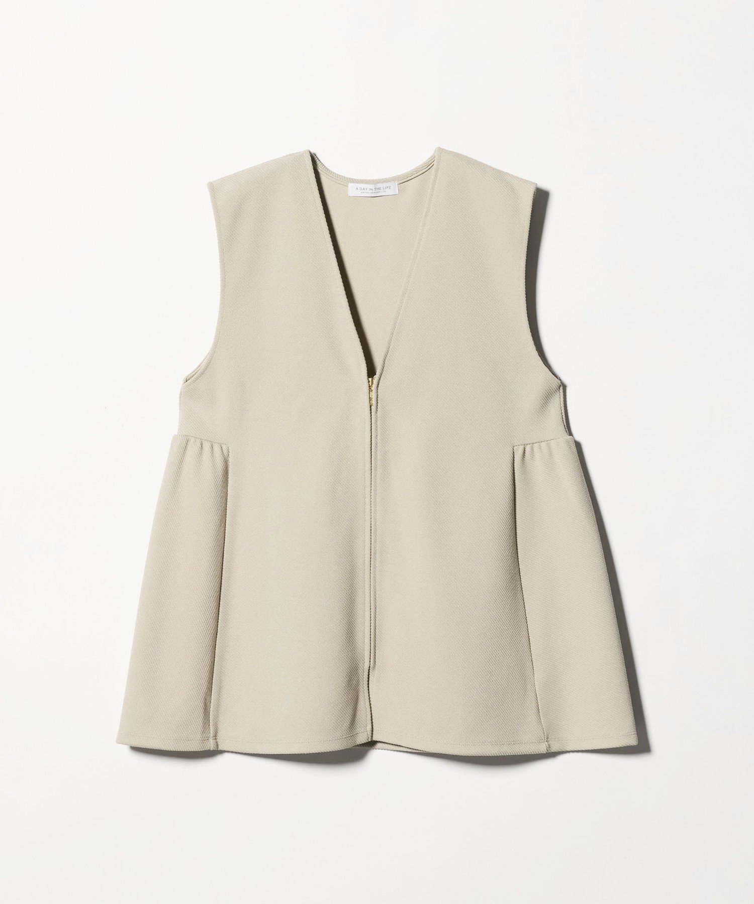 【ユナイテッドアローズ/UNITED ARROWS】のカルゼジャージー ペプラムベスト A DAY IN THE LIFE 人気、トレンドファッション・服の通販 founy(ファニー) 　ファッション　Fashion　レディースファッション　Fashion for Women　アウター　Coat / Outerwear Collection　トップス・カットソー　Cut & Sew Tops　ベスト&ジレ / 重ね着スタイル　Vests & Gilets　インナー　Innerwear　タイトスカート　Pencil Skirt, Tight Skirt　ツイード　Twill, Twill Weave　デニム　Denim, Jeans Material　トレンド　Trend, Trending Now　バランス　Balance, Style Balance　フォルム　Silhouette, Form　ベスト　Vest, Waistcoat　ペプラム　Peplum, Flared Hem　ロング　Long, Long-Length　アウトレット　Outlet / Clearance　おすすめ　Recommended / Our Picks　ビジネス 仕事 通勤　Business / Work / Commuting　 other-1|ID: prp329100004867978 ipo3291000000036268117