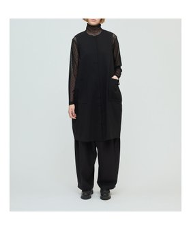 【マーコート/MARcourt】のmizuiro ind フロントフライコクーンジレ 人気、トレンドファッション・服の通販 founy(ファニー) ファッション Fashion レディースファッション Fashion for Women アウター Coat / Outerwear Collection トップス・カットソー Cut & Sew Tops ベスト&ジレ / 重ね着スタイル Vests & Gilets コクーン Cocoon, Cocoon Silhouette ノースリーブ Sleeveless, No-Sleeve フロント Front, Front Design ポケット Pocket, Pocket Detail 人気 Popular, Best Seller 今秋 This Fall 再入荷 Restock / Back in Stock 無地 Plain, Solid Color |ID:prp329100004867979