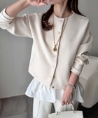 【スタイルドア/STYLEDOOR】のダンボールノーカラージャケット 人気、トレンドファッション・服の通販 founy(ファニー) ファッション Fashion レディースファッション Fashion for Women アウター Coat / Outerwear Collection レディースジャケット・軽アウター Jackets ノーカラージャケット / シンプル上品コーデ Collarless Jackets インナー Innerwear 洗える Machine Washable キャミソール Camisole, Spaghetti Strap Top コンパクト Compact, Small Size シルバー Silver, Metallic Silver ジャケット Jacket, Outerwear ストレッチ Stretch, Stretchy Fabric タンク Tank Top, Sleeveless Top 定番 Standard, Basic Item プリント Print, Printed Pattern ベーシック Basic, Essential ボトム Bottoms, Lower Wear ボーダー Border, Stripe 羽織 Haori, Light Jacket エレガント 上品 Elegant thumbnail オフホワイト|ID: prp329100004867987 ipo3291000000036268274