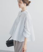 【アーバンリサーチ ドアーズ/URBAN RESEARCH DOORS】のストライプリボンフレアブラウス 人気、トレンドファッション・服の通販 founy(ファニー) ファッション Fashion レディースファッション Fashion for Women トップス・カットソー Cut & Sew Tops シャツ・ブラウス・オフィスカジュアル Elegant Blouses & Button-Ups 2026年 2026 ショート Short, Short Length シンプル Simple, Minimal ストライプ Stripe, Striped Pattern フェミニン Feminine, Girly フロント Front, Front Design リボン Ribbon, Bow 夏 Summer S/S・春夏 SS, Spring/Summer, Warm Season thumbnail オフホワイト|ID: prp329100004867996 ipo3291000000036268411