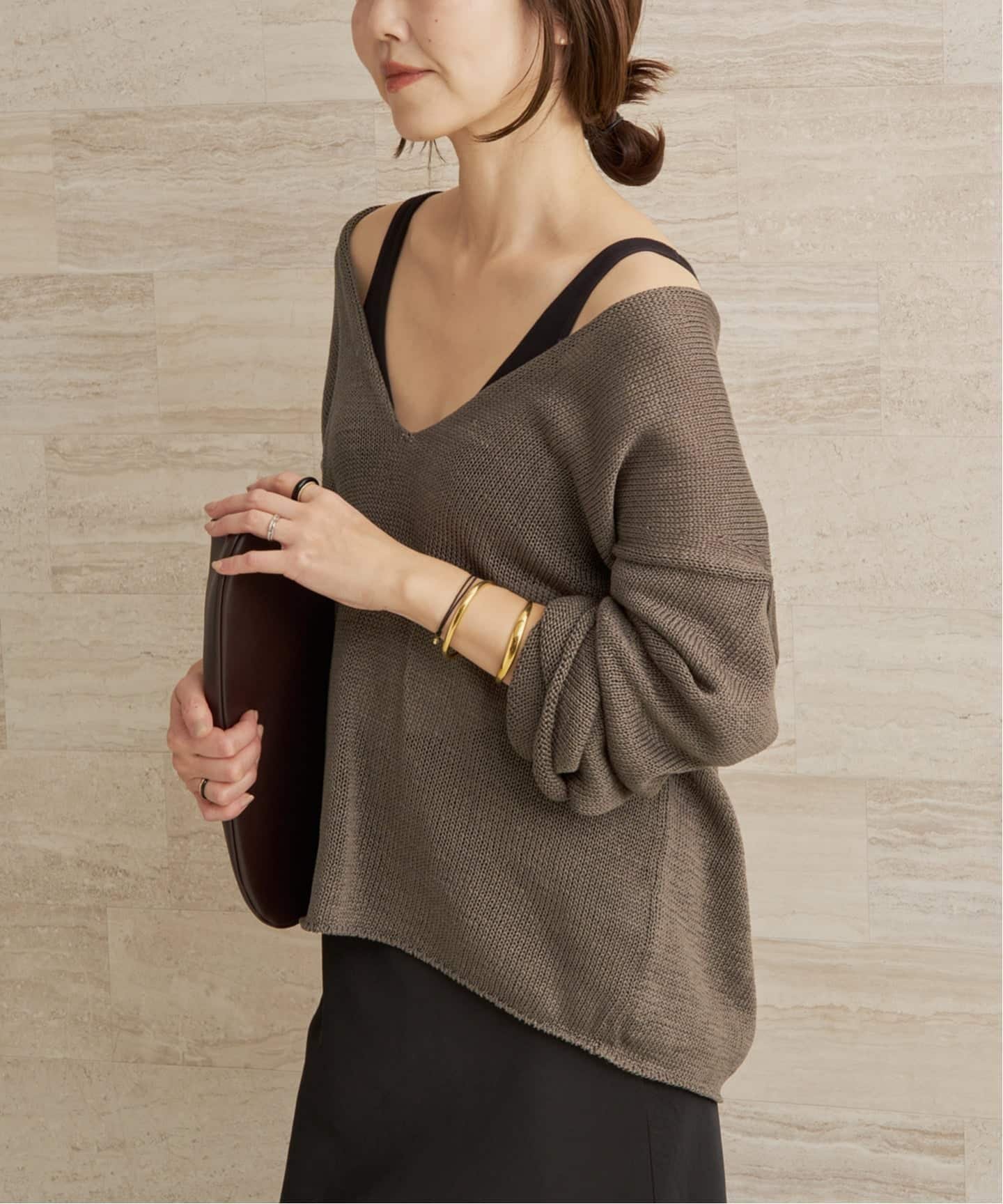 【プラージュ/Plage】のコットンリリヤーン Vプルオーバー 人気、トレンドファッション・服の通販 founy(ファニー) 　ファッション　Fashion　レディースファッション　Fashion for Women　トップス・カットソー　Cut & Sew Tops　カジュアルプルオーバー・ニットトップス　Pullovers & Knit Tops / Casual Pullovers　おすすめ　Recommended / Our Picks　インナー　Innerwear　 other-1|ID: prp329100004867997 ipo3291000000036268416