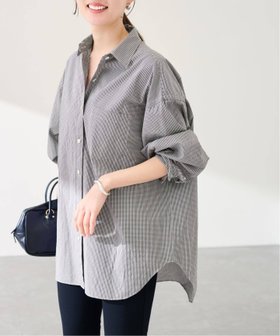 【フレームワーク/FRAMeWORK】のルーズスリーブロングシャツ 人気、トレンドファッション・服の通販 founy(ファニー) ファッション Fashion レディースファッション Fashion for Women トップス・カットソー Cut & Sew Tops シャツ・ブラウス・オフィスカジュアル Elegant Blouses & Button-Ups イタリア Italy ストライプ Stripe, Striped Pattern チェック Check, Plaid, Tartan バランス Balance, Style Balance ファブリック Fabric, Textile ヘムライン Hemline, Bottom Cut 無地 Plain, Solid Color |ID:prp329100004868000