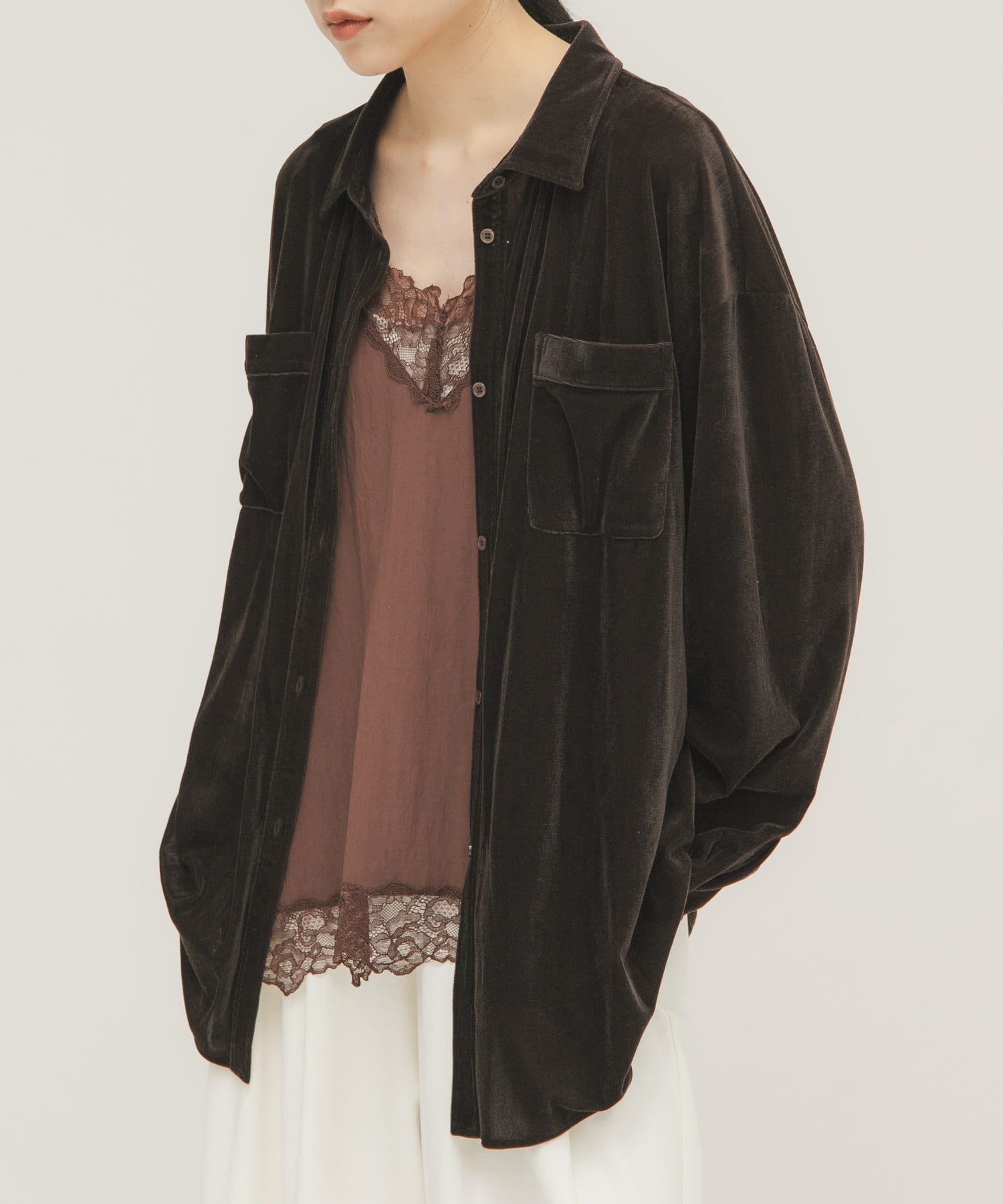 【ケービーエフ/KBF / URBAN RESEARCH】のシアーベロアルーズシャツ 人気、トレンドファッション・服の通販 founy(ファニー) 　ファッション　Fashion　レディースファッション　Fashion for Women　トップス・カットソー　Cut & Sew Tops　シャツ・ブラウス・オフィスカジュアル　Elegant Blouses & Button-Ups　ベロアトップス　Velour Tops / Velvet-Look Items　2026年　2026　ベロア　Velour, Soft Velvet　夏　Summer　S/S・春夏　SS, Spring/Summer, Warm Season　羽織　Haori, Light Jacket　 other-1|ID: prp329100004868017 ipo3291000000036268834