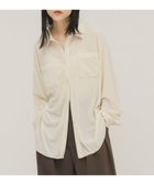 【ケービーエフ/KBF / URBAN RESEARCH】のシアーベロアルーズシャツ 人気、トレンドファッション・服の通販 founy(ファニー) ファッション Fashion レディースファッション Fashion for Women トップス・カットソー Cut & Sew Tops シャツ・ブラウス・オフィスカジュアル Elegant Blouses & Button-Ups ベロアトップス Velour Tops / Velvet-Look Items 2026年 2026 ベロア Velour, Soft Velvet 夏 Summer S/S・春夏 SS, Spring/Summer, Warm Season 羽織 Haori, Light Jacket thumbnail アイボリー|ID: prp329100004868017 ipo3291000000036268836