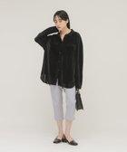 【ケービーエフ/KBF / URBAN RESEARCH】のシアーベロアルーズシャツ 人気、トレンドファッション・服の通販 founy(ファニー) ファッション Fashion レディースファッション Fashion for Women トップス・カットソー Cut & Sew Tops シャツ・ブラウス・オフィスカジュアル Elegant Blouses & Button-Ups ベロアトップス Velour Tops / Velvet-Look Items 2026年 2026 ベロア Velour, Soft Velvet 夏 Summer S/S・春夏 SS, Spring/Summer, Warm Season 羽織 Haori, Light Jacket thumbnail ブラック|ID: prp329100004868017 ipo3291000000036268837