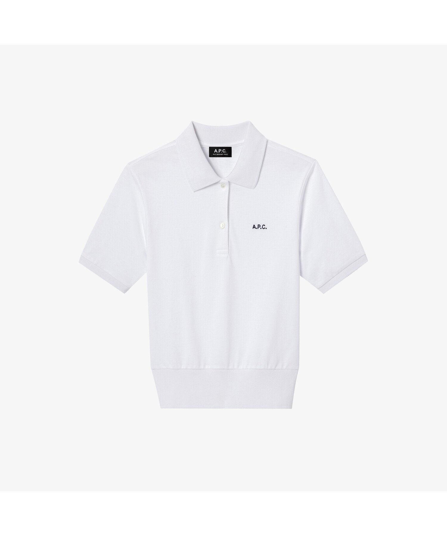 【アーペーセー/A.P.C.】のOceane ポロシャツ インテリア・キッズ・メンズ・レディースファッション・服の通販 founy(ファニー) 　ファッション　Fashion　レディースファッション　Fashion for Women　トップス・カットソー　Cut & Sew Tops　シャツ・ブラウス・オフィスカジュアル　Elegant Blouses & Button-Ups　ポロシャツ・きれいめカジュアル　Smart-Casual Polo Tops　ストレート　Straight, Straight Cut　ポロシャツ　Polo Shirt, Collared Tee　白|ID: prp329100004868021 ipo3291000000036268935