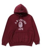 【ア ベイシング エイプ/A BATHING APE】のGARMENT DYE COLLEGE PULLOVER HOODIE 人気、トレンドファッション・服の通販 founy(ファニー) ファッション Fashion レディースファッション Fashion for Women トップス・カットソー Cut & Sew Tops カジュアルプルオーバー・ニットトップス Pullovers & Knit Tops / Casual Pullovers フロント Front, Front Design プリント Print, Printed Pattern ヴィンテージ Vintage Style thumbnail BURGUNDY|ID: prp329100004868029 ipo3291000000036269040