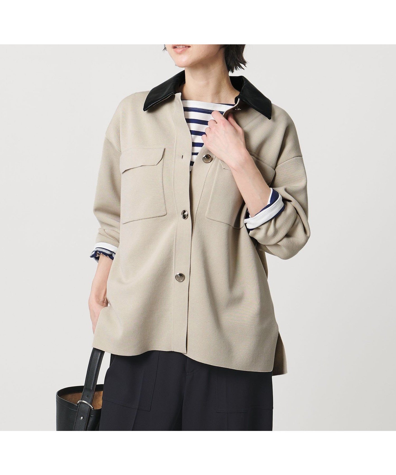 【ユナイテッドアローズ/UNITED ARROWS】の2WAY ミラノリブ ニット ジャケット -ウォッシャブル- インテリア・キッズ・メンズ・レディースファッション・服の通販 founy(ファニー) ファッション Fashion レディースファッション Fashion for Women アウター Coat / Outerwear Collection レディースジャケット・軽アウター Jackets ウォッシャブル Machine Washable キュプラ Cupro, Eco Fabric ジャケット Jacket, Outerwear なめらか Smooth, Silky Texture ミラノリブ Milano Rib, Milano Stitch おすすめ Recommended / Our Picks エレガント 上品 Elegant BEIGE|ID: prp329100004868030 ipo3291000000036269050