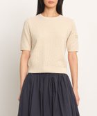 【タトラス コンセプトストア/TATRAS CONCEPT STORE】の【TATRAS 直営店】MESTRA メストラ / ニット 人気、トレンドファッション・服の通販 founy(ファニー) ファッション Fashion レディースファッション Fashion for Women トップス・カットソー Cut & Sew Tops ニット Knit Tops & Sweaters イタリア Italy シルク Silk, 100% Silk 半袖 Short Sleeve, Half Sleeve thumbnail L.BEIGE|ID: prp329100004868035 ipo3291000000036269113