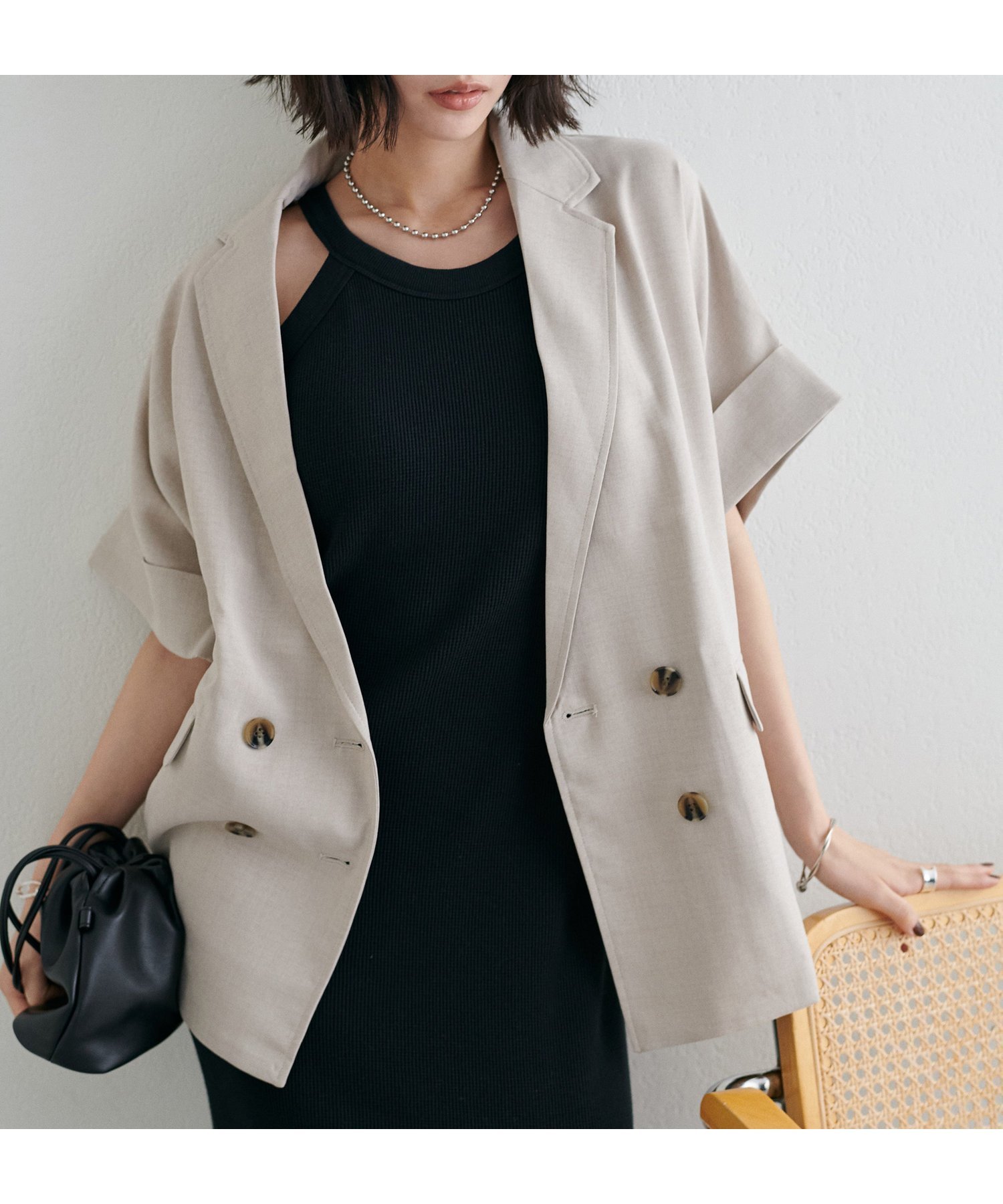 【ディスコート/Discoat】の【新色追加/さらっとした着心地】テックリネン半袖シャツジャケット《WEB限定》 人気、トレンドファッション・服の通販 founy(ファニー) 　ファッション　Fashion　レディースファッション　Fashion for Women　アウター　Coat / Outerwear Collection　レディースジャケット・軽アウター　Jackets　キャミソール　Camisole, Spaghetti Strap Top　ジャケット　Jacket, Outerwear　セットアップ　Set-Up, Coordinated Outfit　デニム　Denim, Jeans Material　人気　Popular, Best Seller　半袖　Short Sleeve, Half Sleeve　リネン　Linen, Linen Fabric　おすすめ　Recommended / Our Picks　夏　Summer　 other-1|ID: prp329100004868041 ipo3291000000036269396