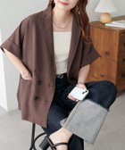 【ディスコート/Discoat】の【新色追加/さらっとした着心地】テックリネン半袖シャツジャケット《WEB限定》 人気、トレンドファッション・服の通販 founy(ファニー) ファッション Fashion レディースファッション Fashion for Women アウター Coat / Outerwear Collection レディースジャケット・軽アウター Jackets キャミソール Camisole, Spaghetti Strap Top ジャケット Jacket, Outerwear セットアップ Set-Up, Coordinated Outfit デニム Denim, Jeans Material 人気 Popular, Best Seller 半袖 Short Sleeve, Half Sleeve リネン Linen, Linen Fabric おすすめ Recommended / Our Picks 夏 Summer thumbnail ブラウン|ID: prp329100004868041 ipo3291000000036269399