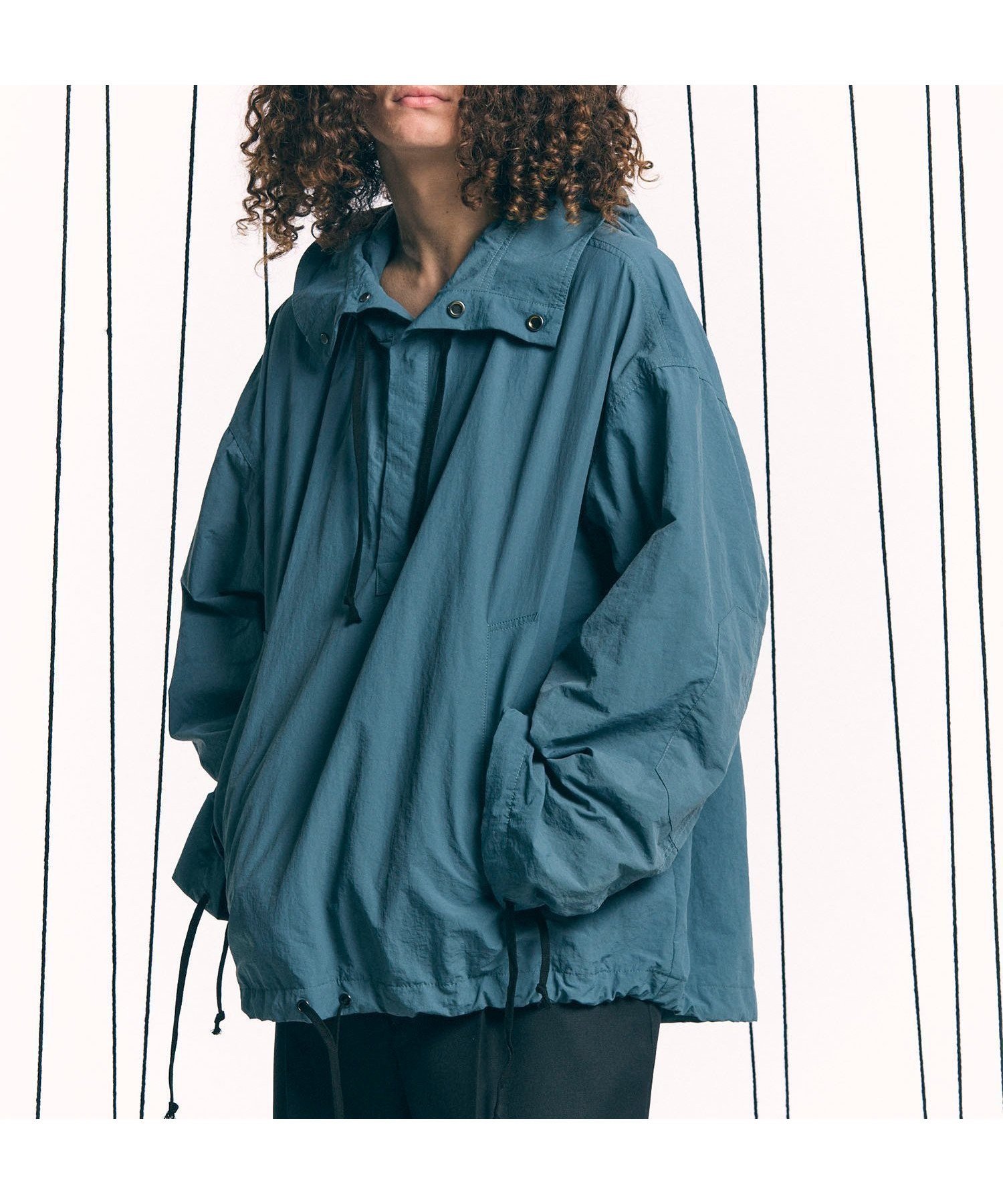 【メゾンスペシャル/MAISON SPECIAL】のWashed Nylon Prime-Over Anorak Hoodie インテリア・キッズ・メンズ・レディースファッション・服の通販 founy(ファニー) 　ファッション　Fashion　レディースファッション　Fashion for Women　インナー　Innerwear　カットソー　Cut and Sewn Top　ショルダー　Shoulder, Shoulder Strap　スポーティ　Sporty, Casual Athletic　ドット　Polka Dot, Dot Pattern　ドロップ　Drop Shoulder, Dropped Style　ドローコード　Drawcord, Drawstring Cord　パターン　Pattern, Design Print　メッシュ　Mesh, Net Fabric　モチーフ　Motif, Design Theme　ワッシャー　Washer, Crinkled Finish　おすすめ　Recommended / Our Picks　BLU|ID: prp329100004868049 ipo3291000000036269619